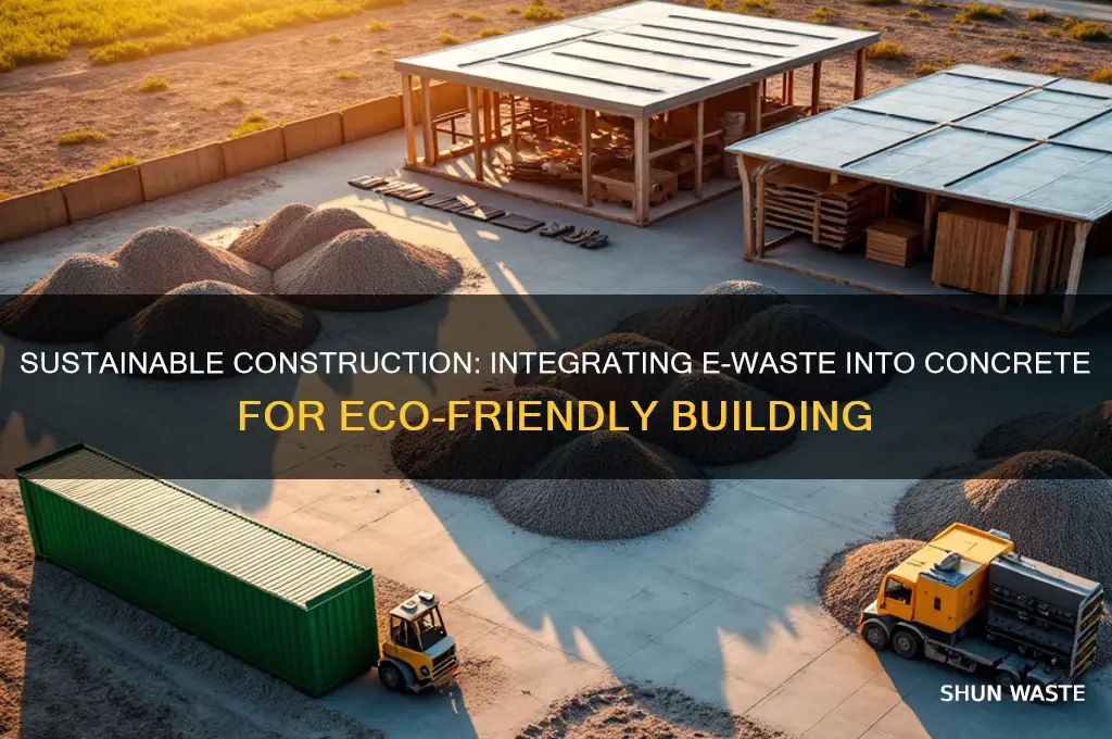 how to use e waste in concrete