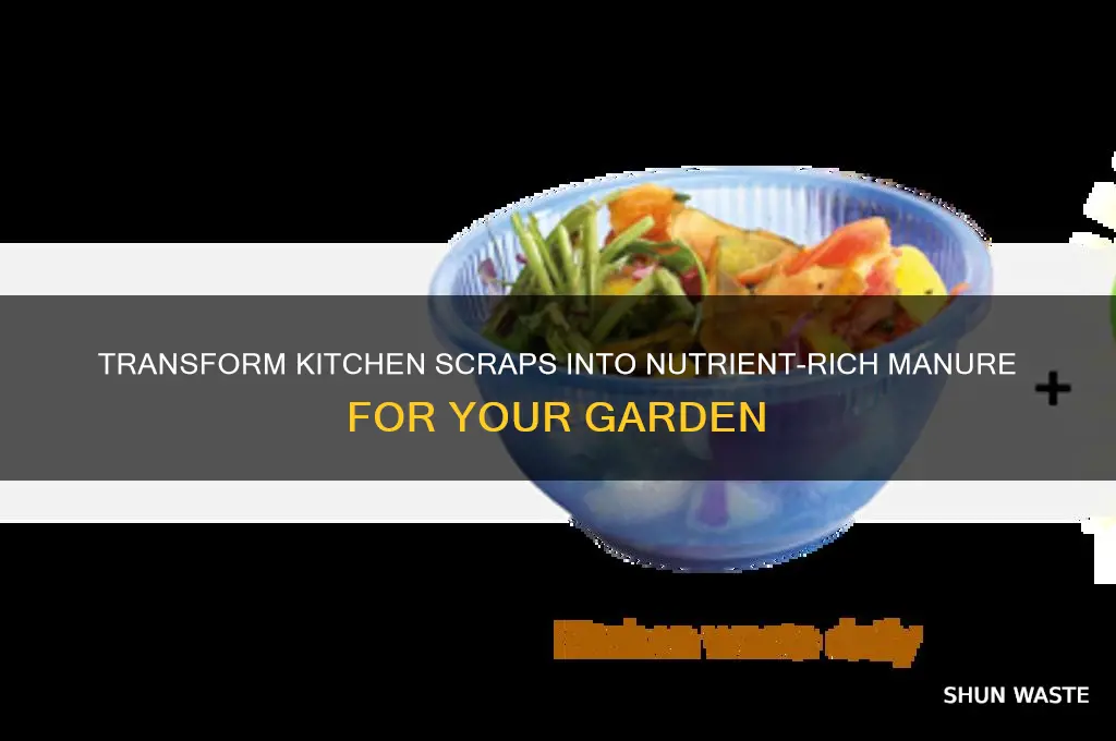 how to use kitchen waste as manure