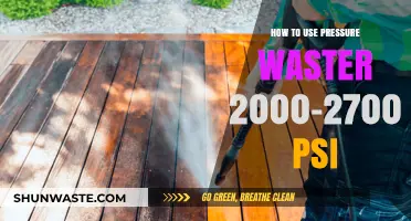 Mastering Pressure Washing: Tips for 2000-2700 PSI Efficiency