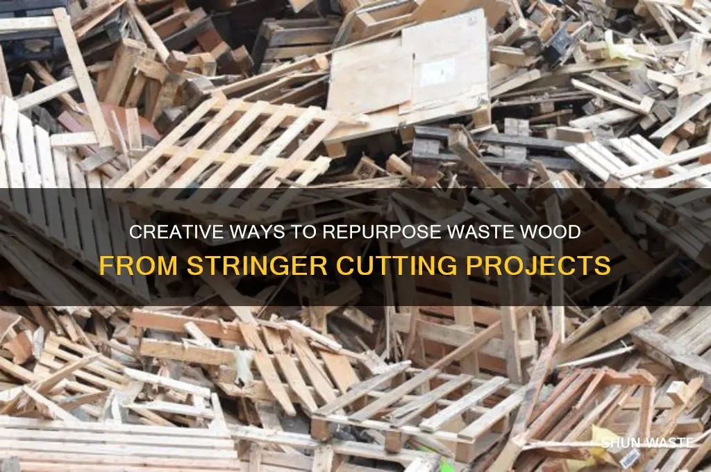 how to use the waste wood from cutting stringers