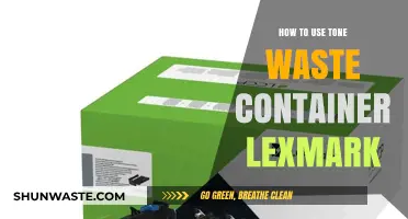 Efficiently Manage Toner Waste: A Guide to Using Lexmark Containers