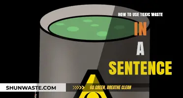 Creative Ways to Use 'Toxic Waste' in a Sentence Effectively