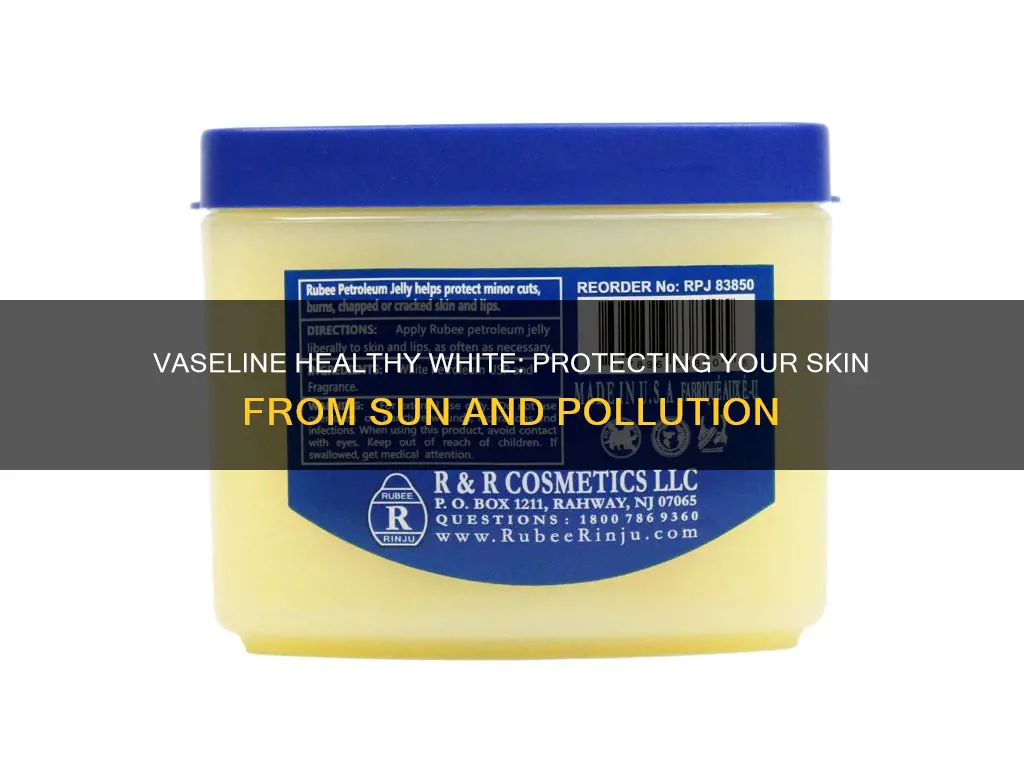 how to use vaseline healthy white sun pollution protection