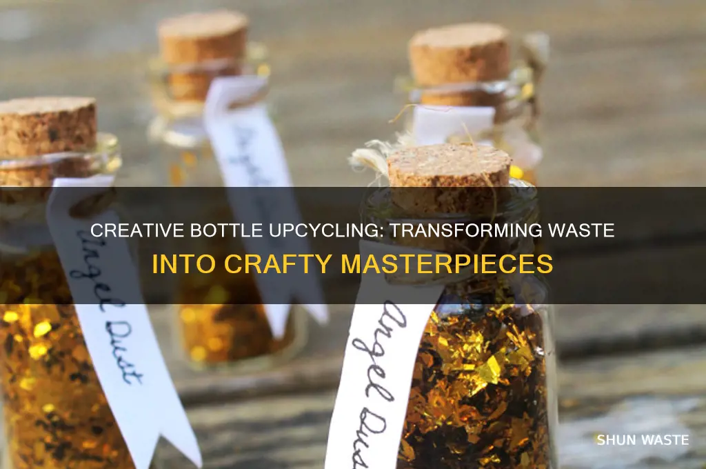 how to use waste bottles for craft