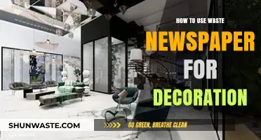 Creative Newspaper Upcycling: Transforming Waste into Stunning Home Decor Ideas
