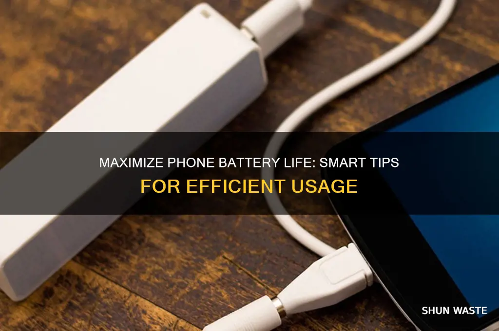 how to use your phone without wasting battery