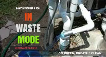 Mastering Pool Maintenance: Efficiently Vacuuming in Waste Mode