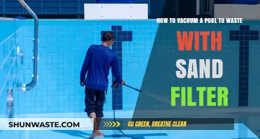 Efficient Pool Cleaning: Vacuum to Waste with Sand Filter Guide