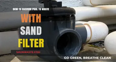 Efficient Pool Cleaning: Vacuum to Waste with Sand Filter Guide