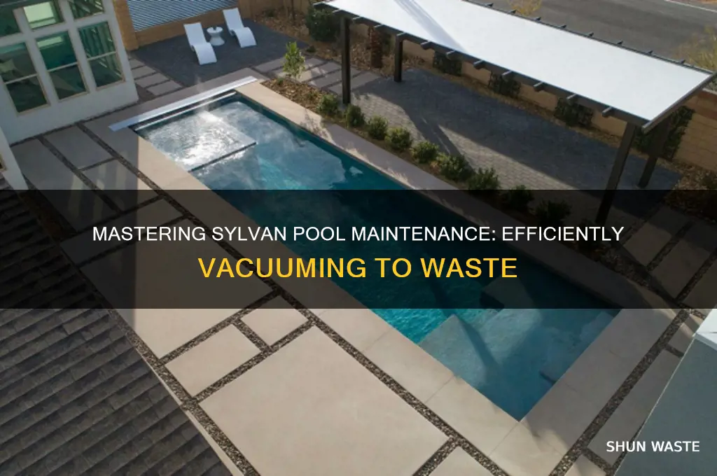 how to vacuum to waste in sylvan pool