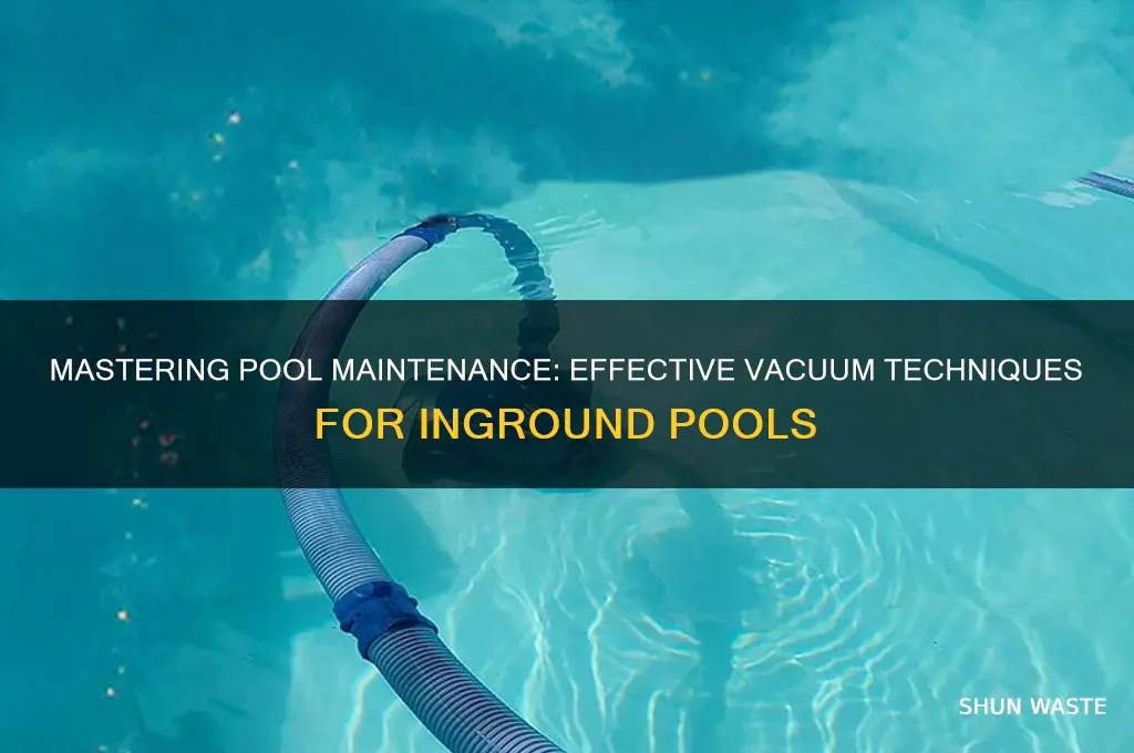 how to vacuum to waste inground pool