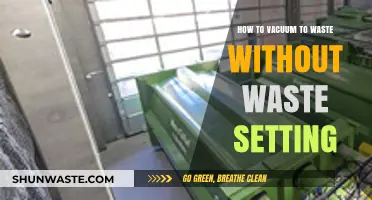 Mastering Vacuum-to-Waste Techniques Without a Dedicated Waste Setting