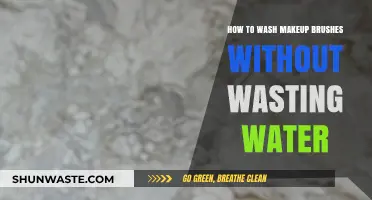 Eco-Friendly Brush Cleaning: Save Water While Washing Makeup Brushes