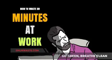 Mastering the Art of Sneaky Work Breaks: 20 Minutes Wasted Wisely