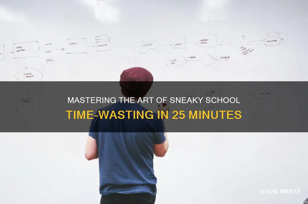 how to waste 25 minutes at school