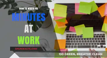 Mastering the Art of Procrastination: 45 Minutes of Workplace Time-Wasting