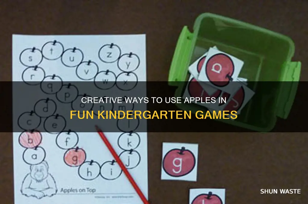 how to waste apples in kindergarten game