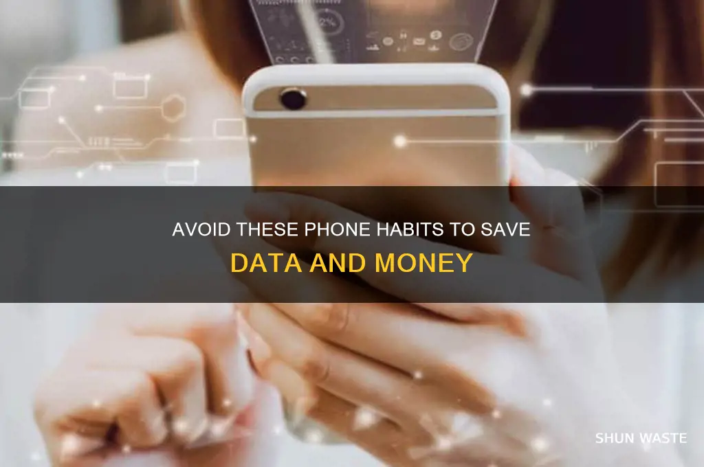 how to waste data on your phone