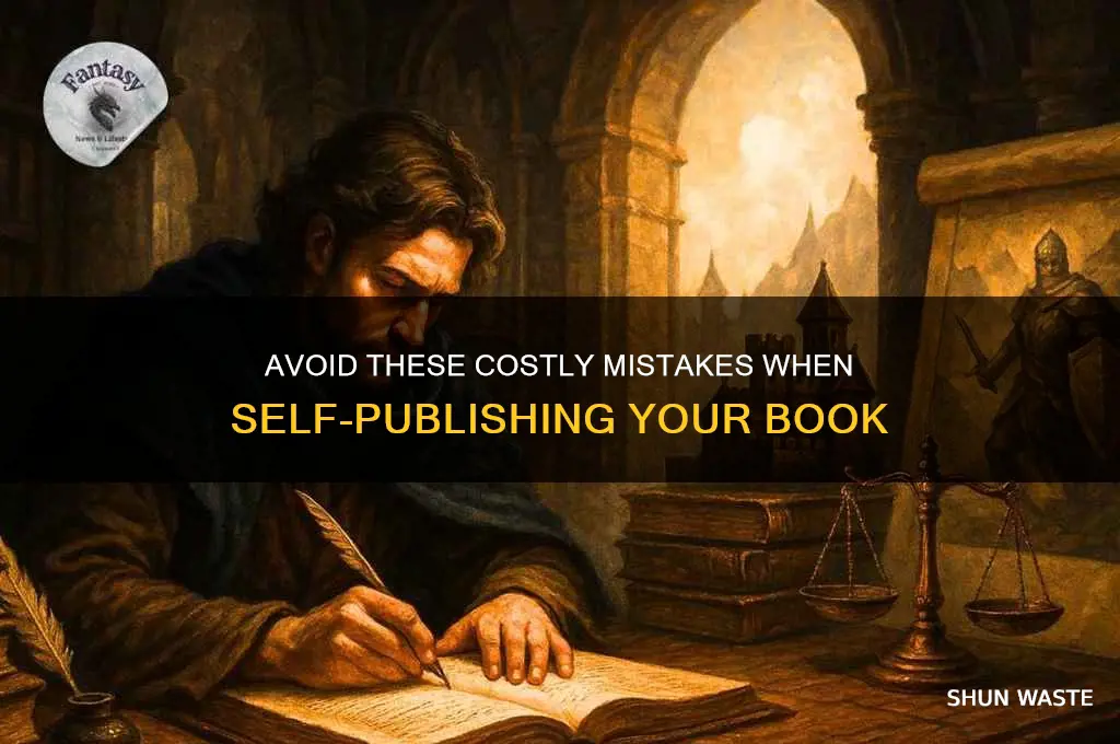 how to waste money when self publishing a book