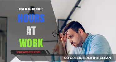 Mastering the Art of Procrastination: 3-Hour Workday Time Wasters