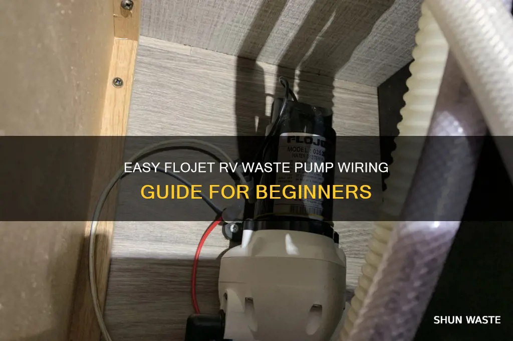 how to wire flojet rv waste pump
