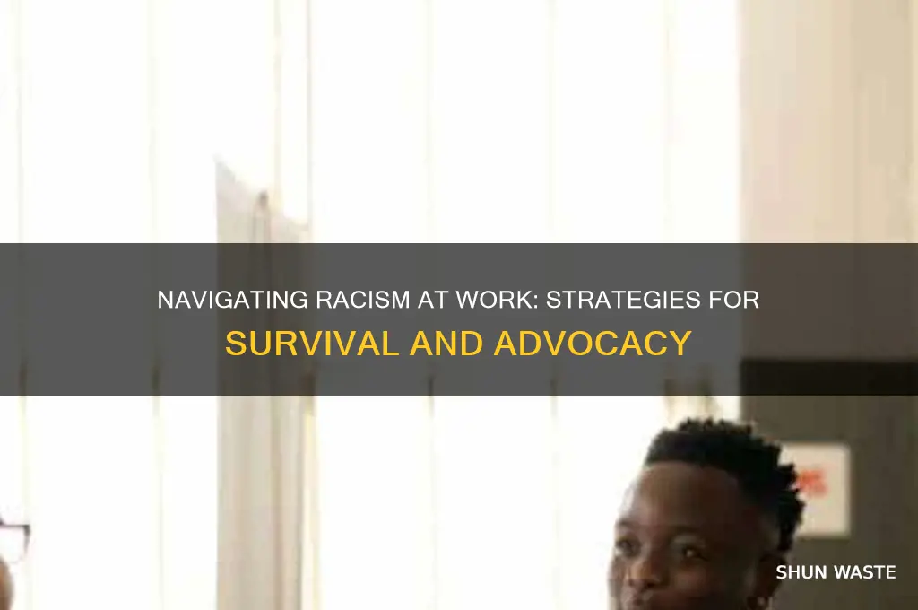how to work in a racist environment