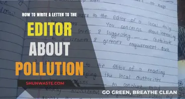Writing to Editors: Pollution's Solution
