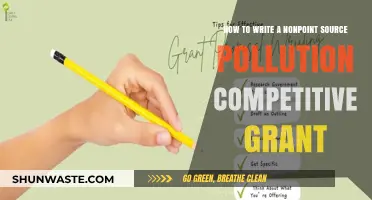 Writing Grants: Nonpoint Source Pollution Competitive Grants