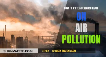 Writing Research Papers on Air Pollution: A Comprehensive Guide