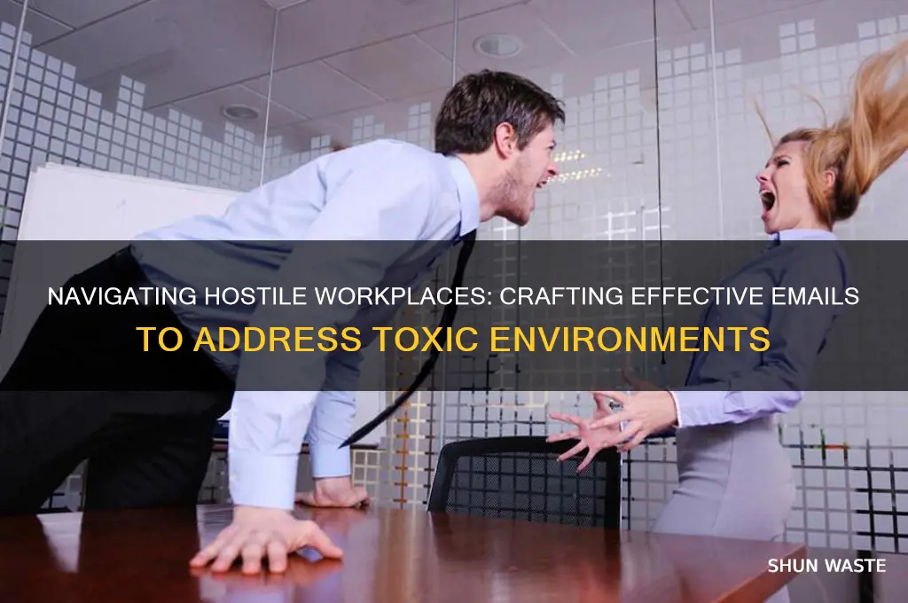 how to write an email about hostile work environment