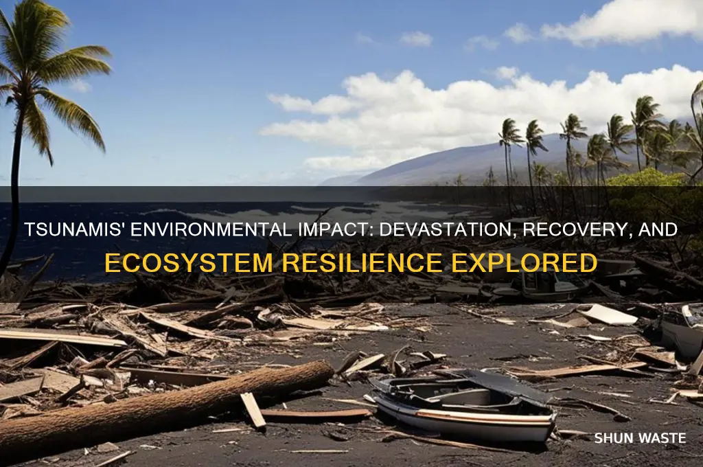 how tsunamis affect the environment