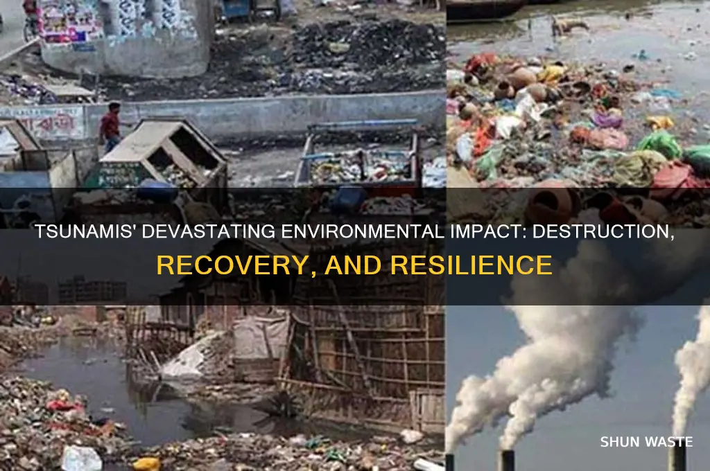how tsunamis impact the environment