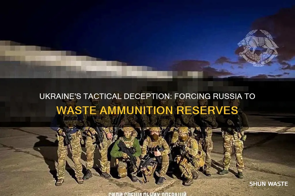 how ukraine tricks russia into wasting ammunition