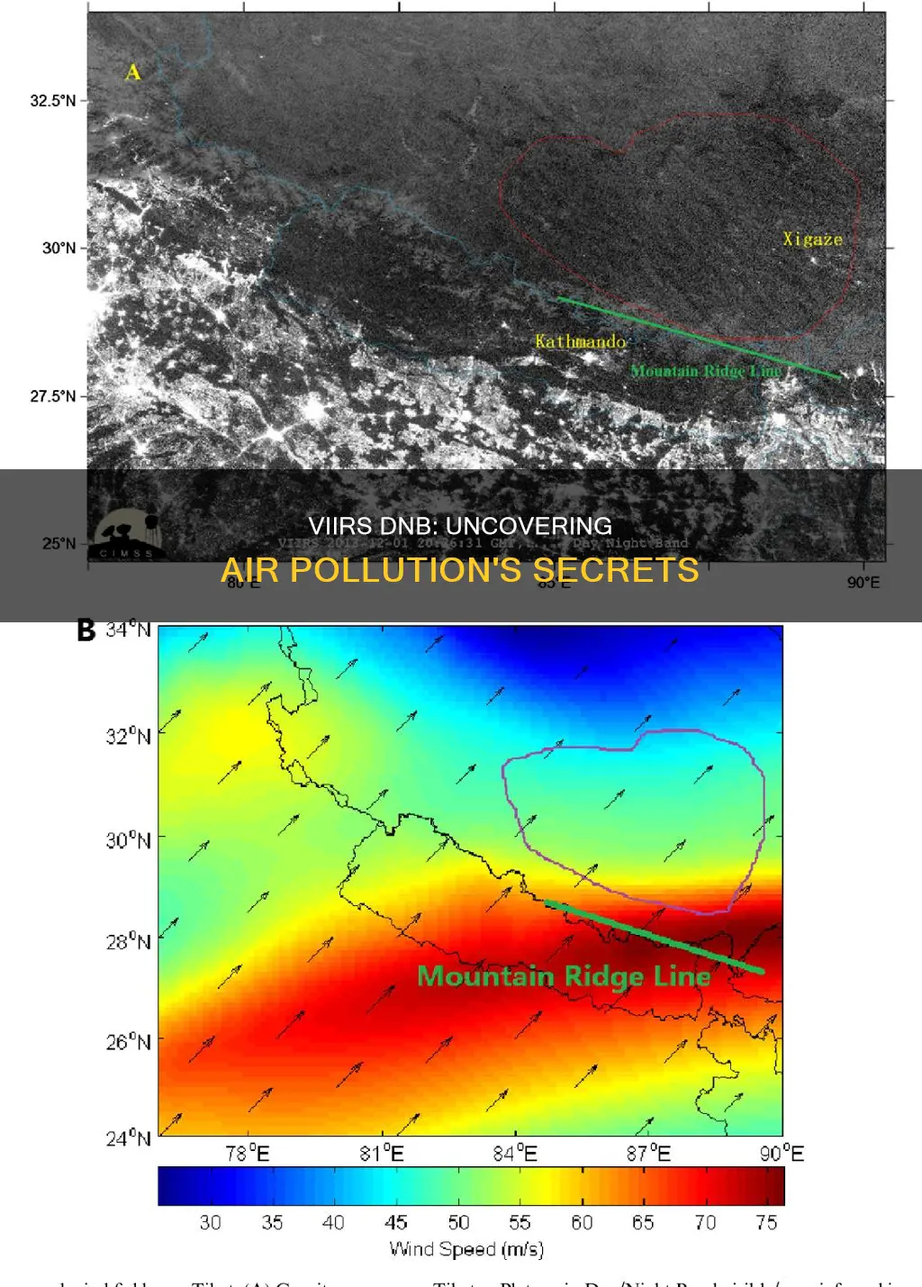 how viirs dnb linked to air pollution