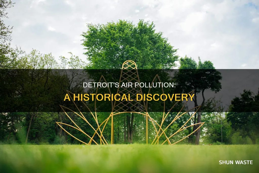 how was the air pollution in detroit discovered