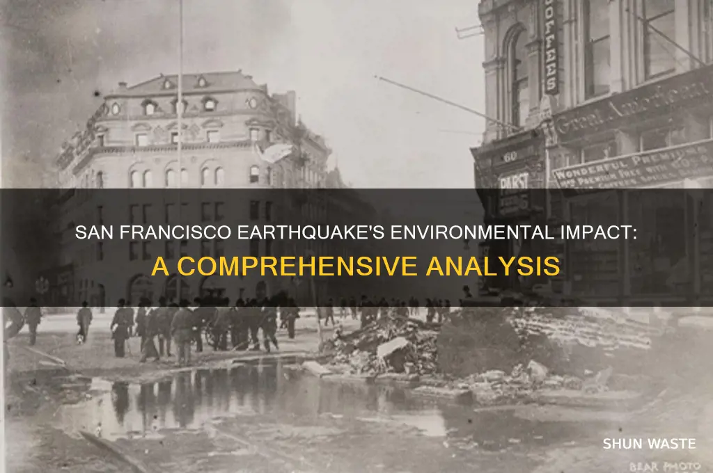 how was the environment affected from the san francisco earthquake