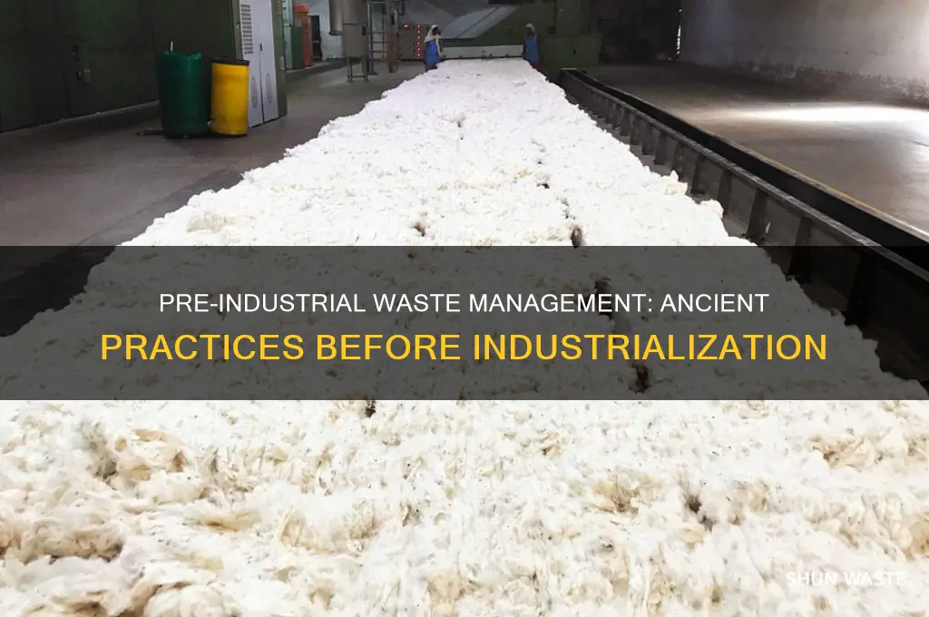 how was waste dealt with before industrialization course hero