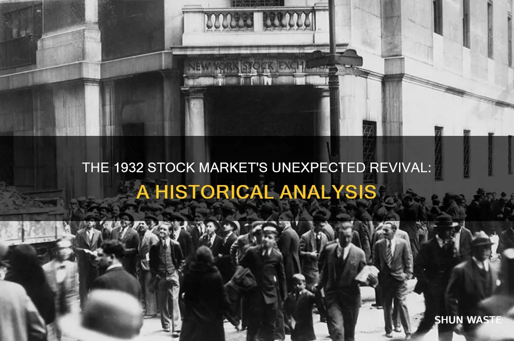 how wast the stock market of 1932 start