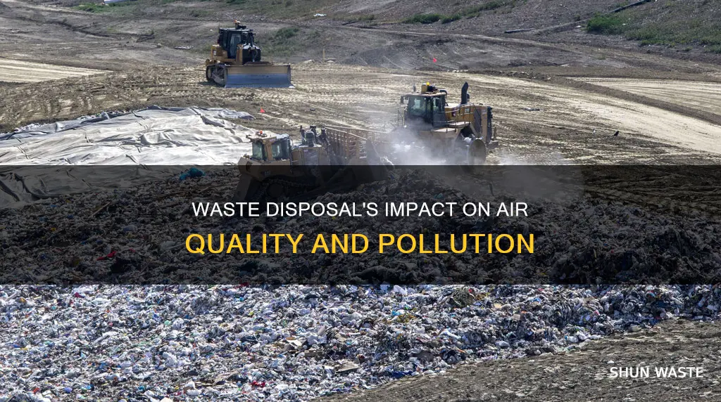 how waste disposal affects air pollution