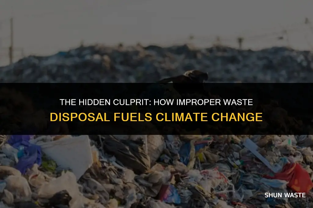 how waste disposal causes climate change