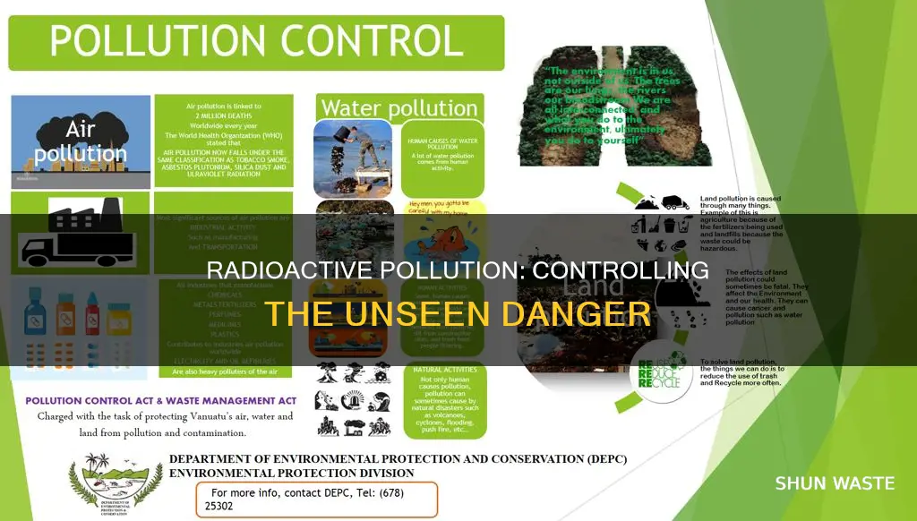 how we control radioactive pollution