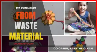 Creative Eco-Friendly Rakhi: Crafting Bonds from Recycled Waste Materials