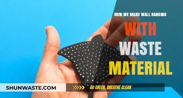 Creative DIY Wall Hanging Ideas Using Recycled Waste Materials