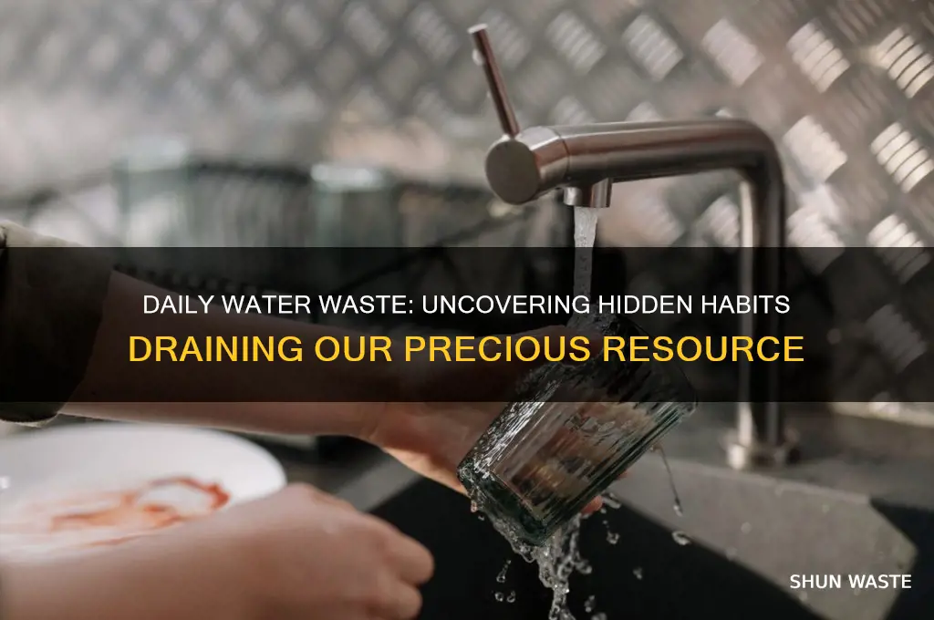 how we waste water in our daily life