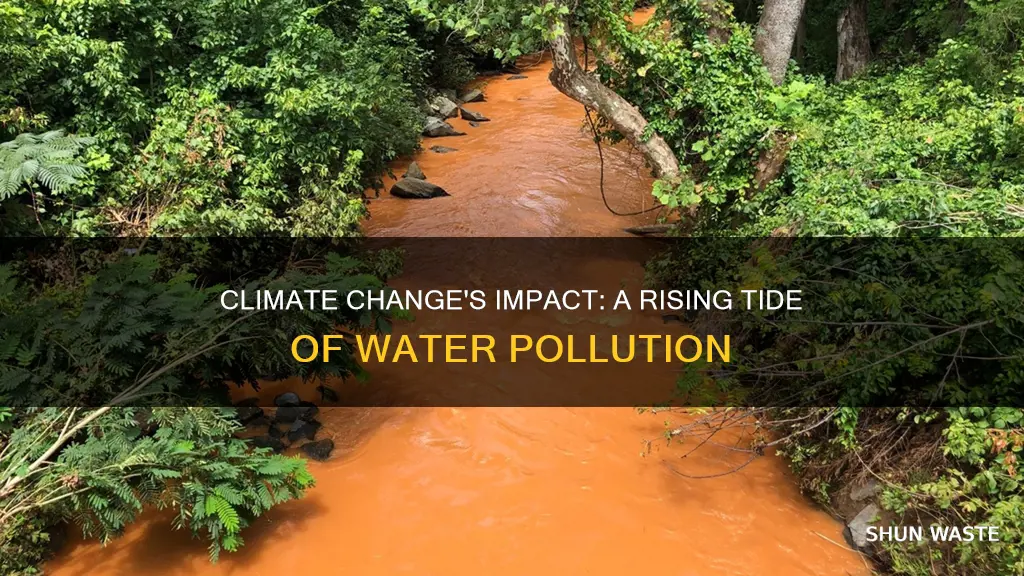 how will climate change contribute to water pollution