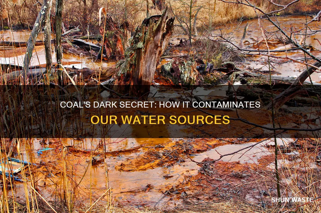 how will coal pollute water