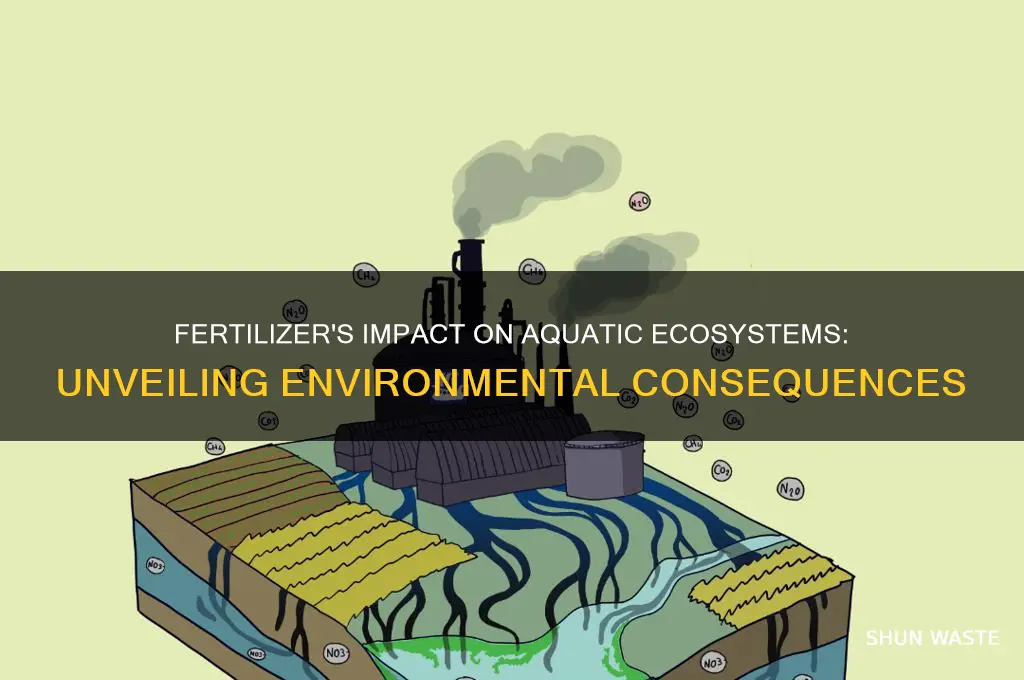 how will fertilizer affect an aquatic environment