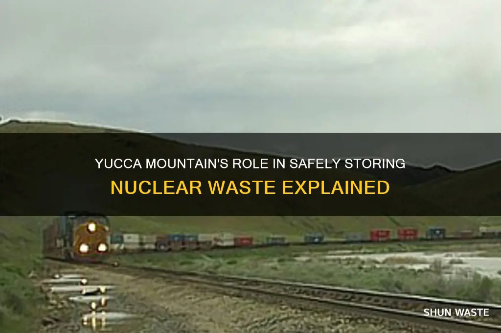 how will waste be stored at yucca mountain