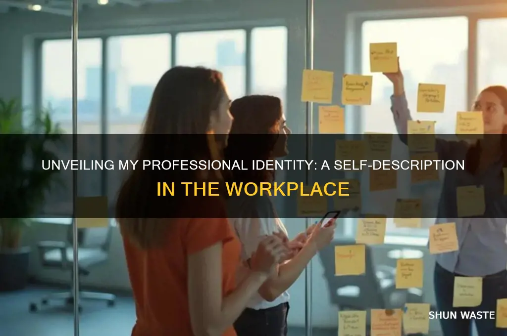 how will you describe yourself in a working environment