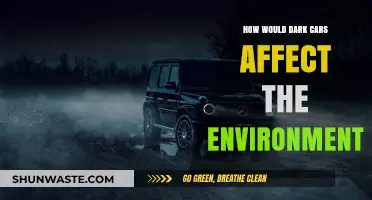 Dark Cars' Environmental Impact: Heat Absorption, Energy Use, and Pollution